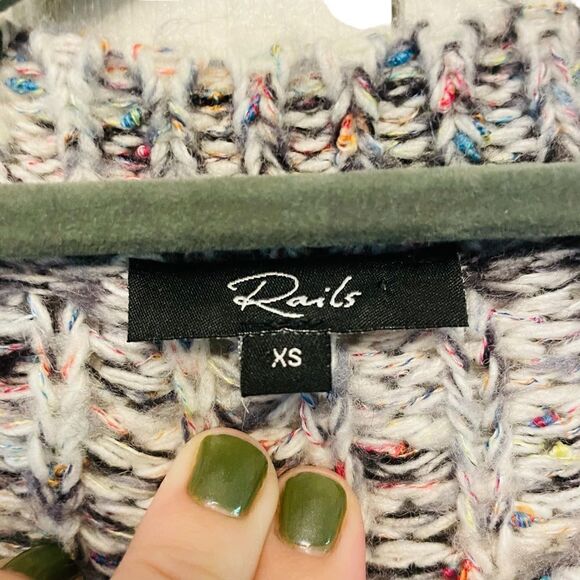 Rails Multicolor Crew Neck Sweater XS - Picture 5 of 5